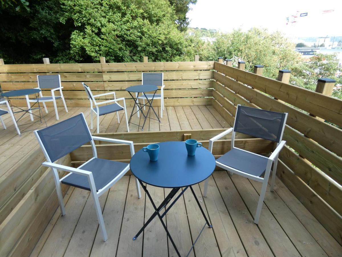 Charmant Studio, Terrasse Privative Moulin Blanc Brest Exterior foto